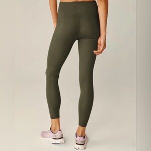 Beyond Yoga PowerBeyond Bootcamp Midi Legging Olive Green Size Small